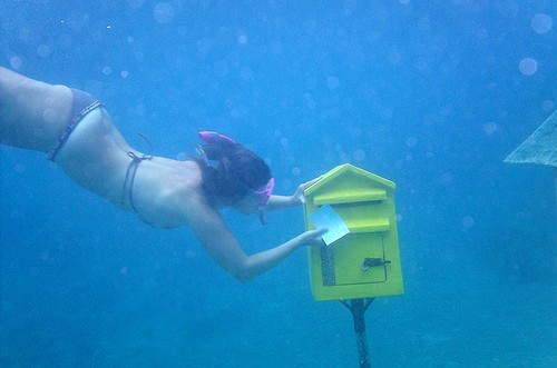 On the other side of the world, an underwater post office... - The  Traveller's Magazine